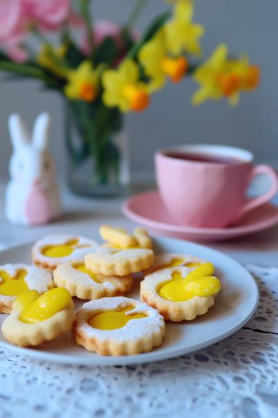 14. Karottenkuchen-Kekse für Ostern Backen Rezepte Kekse mit Frischkäse-Drizzle