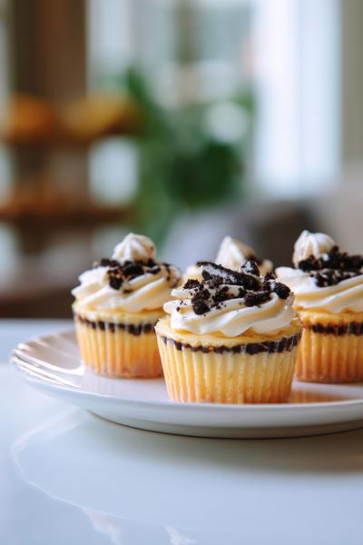 11. Oreo-Cheesecake-Glas-Muffins mit Keksboden for oreo muffins rezepte ohne backen ideas