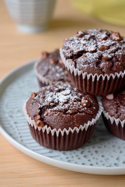 20. Zartbitterschoko-Muffins mit Kakao-Glanz for glutenfreie rezepte backen muffins ideas