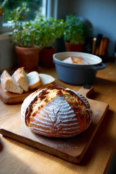 4. Rustikales Pfannenbrot im Ofen mit for brot backen rezepte schnell sauerteig ideas