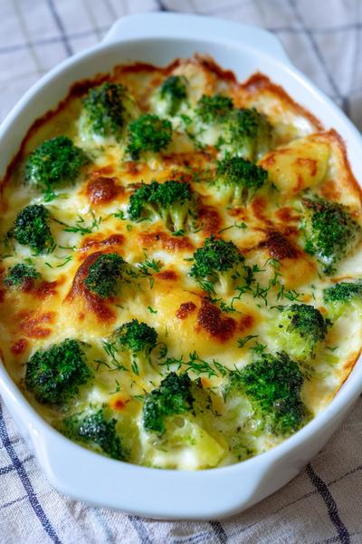 5. Kartoffel-Brokkoli-Auflauf for Rezepte mit Brokkoli und Kartoffeln mit Schinken und Senfrahm
