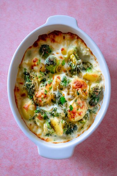 6. Vegane Kartoffel-Brokkoli-Bowl with Rezepte mit Brokkoli und Kartoffeln und Tahini-Dressing