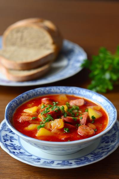 8. Kartoffelomelett mit Fleischwurst in Rezepte mit Fleischwurst und Kartoffeln mit Schnittlauchkrone und Butterglanz