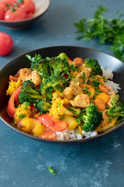 21. Hähnchen-Kartoffel-Suppe mit Gemüsewürfeln für for gesunde rezepte mit kartoffeln und hähnchen ideas