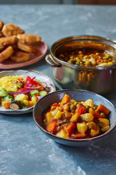 2. Cremige Kartoffel-Lauch-Suppe in Veganer Rezepte mit Kartoffeln mit feinem Muskatdampf