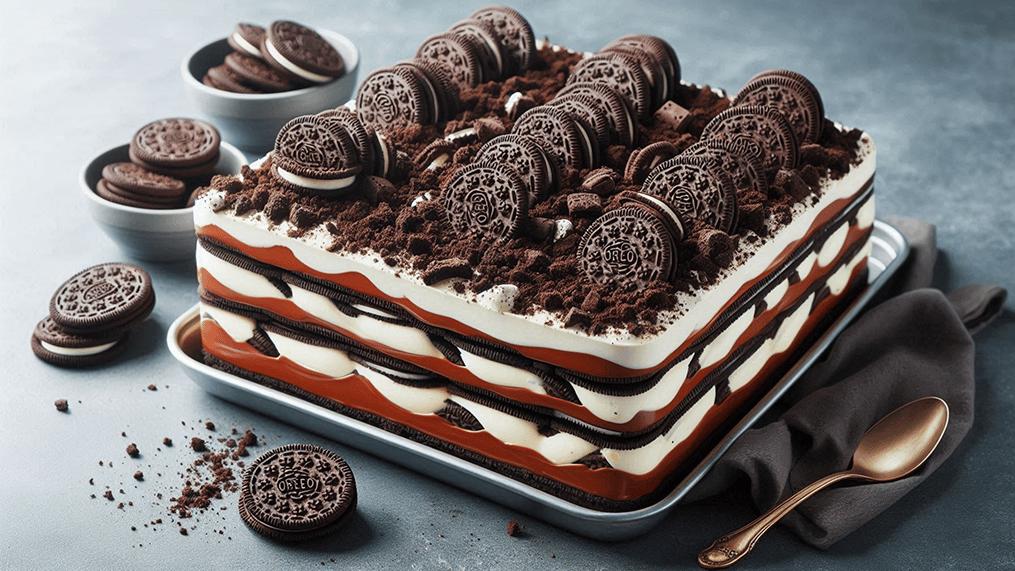 Prinzenrolle Kuchen Schichten dekorieren