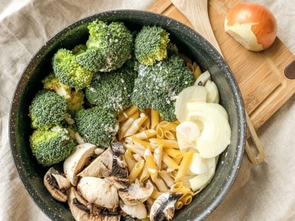 Vorbereitete Zutaten One Pot Rezept