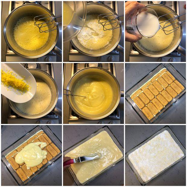 Kühlschrankkuchen Zubereitung Schritte