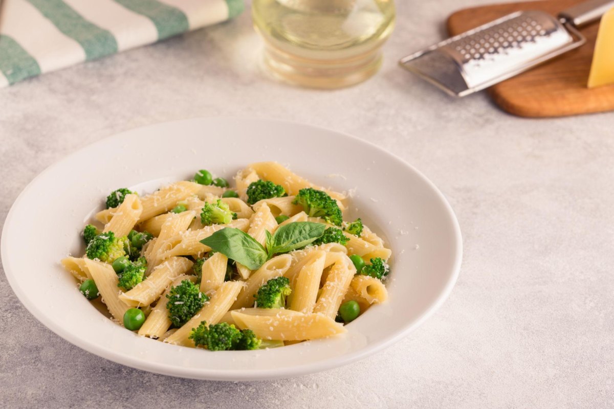Fertige One Pot Pasta angerichtet