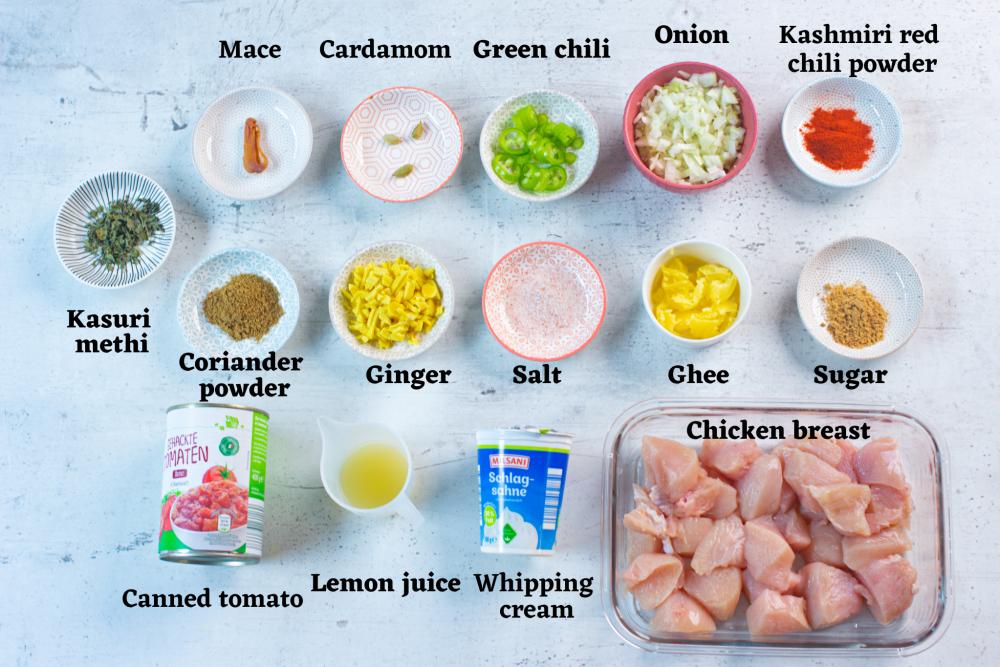 Butter Chicken Rezept cremig und einfach zu Hause kochen