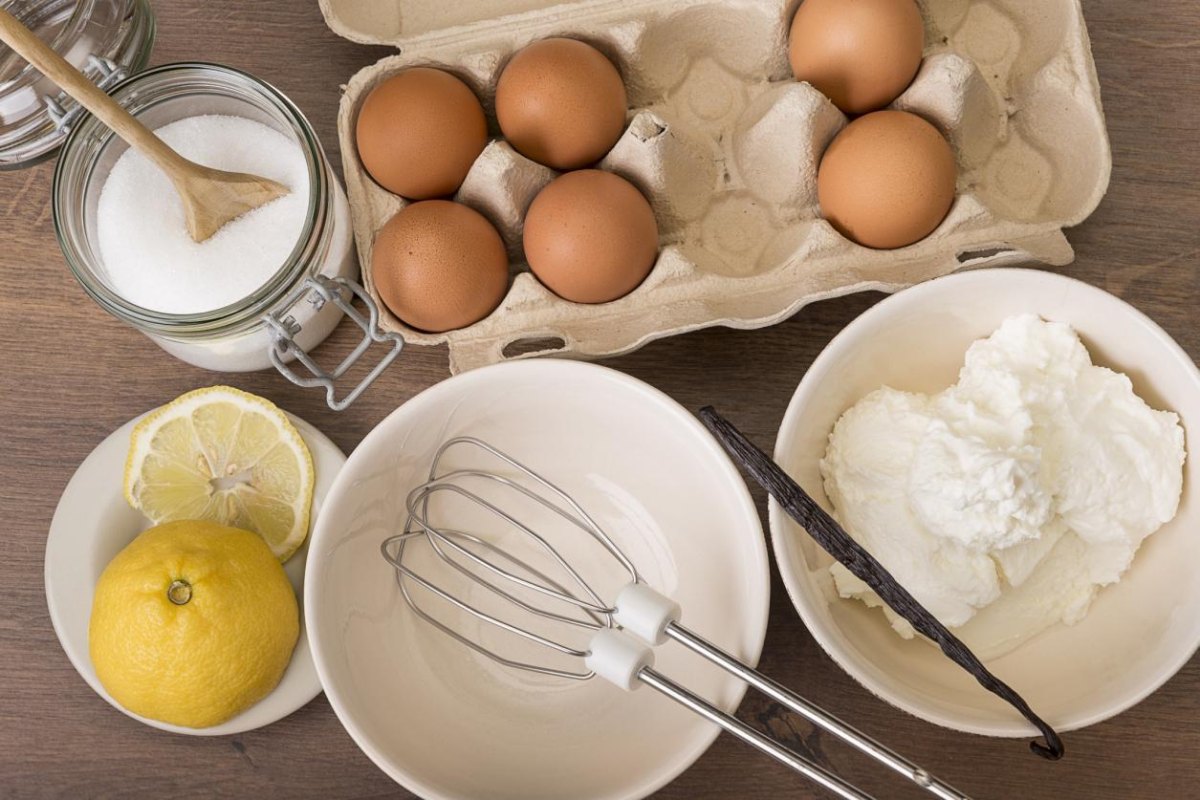 Zutaten für Quark Käsekuchen