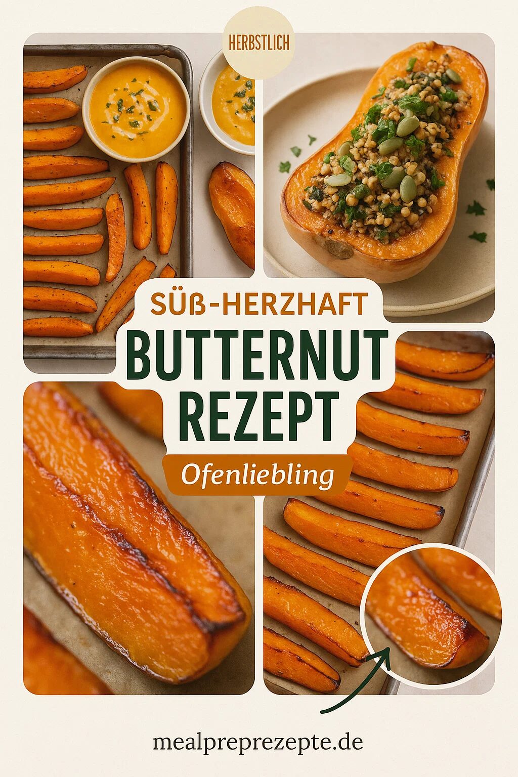 Butternut Kürbis Rezept Ofengeröstet Knusprig Und Cremig