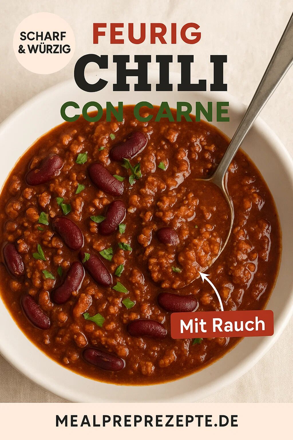 Chili con Carne Rezept Klassisch und Sämig mit Bohnen