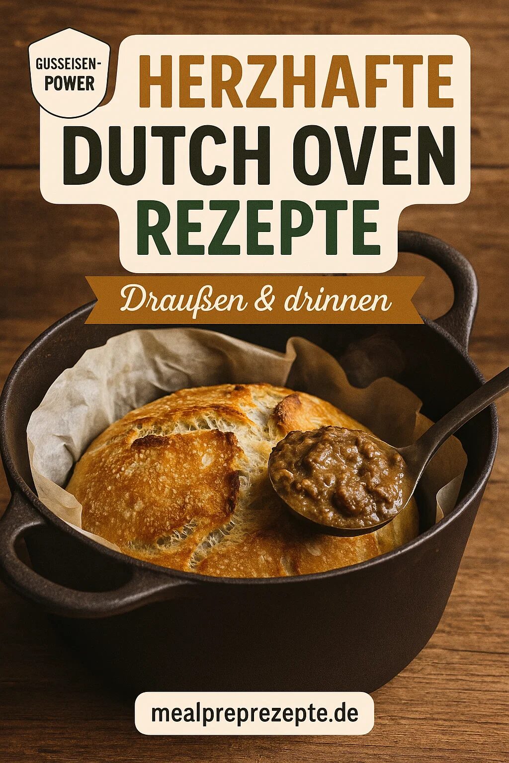 Dutch Oven Rezepte Rustikales No-Knead Landbrot