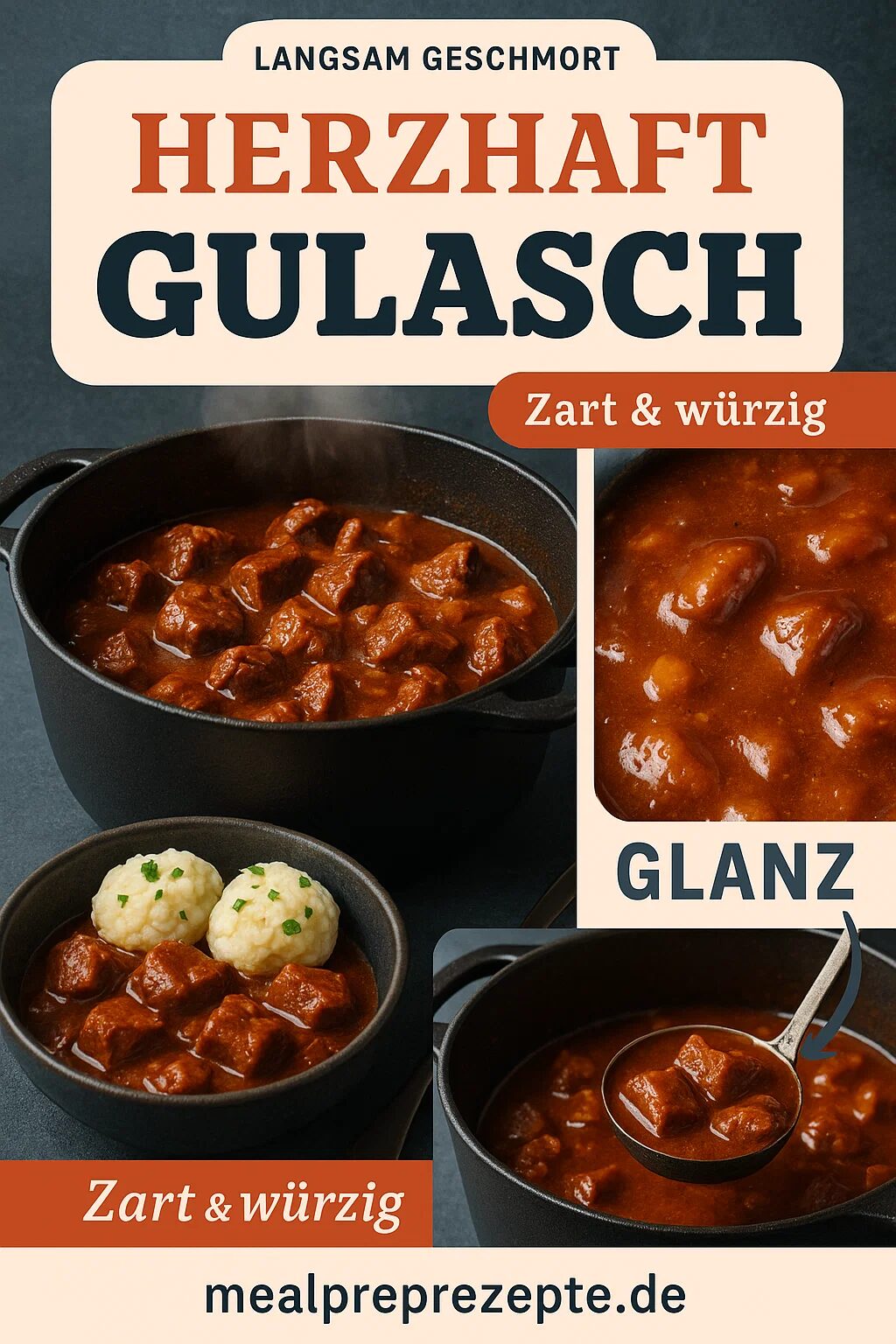 Gulasch Rezept: Zartes Rindergulasch wie bei Oma