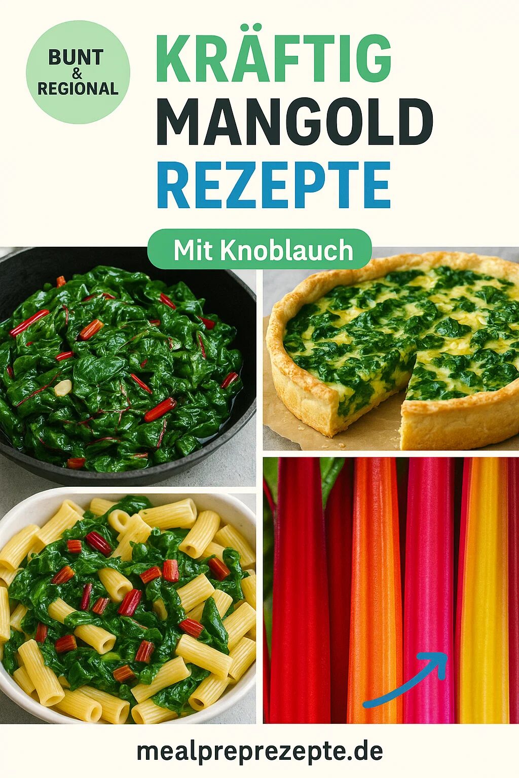 Mangold Rezepte Pasta mit Mangold und Zitrone