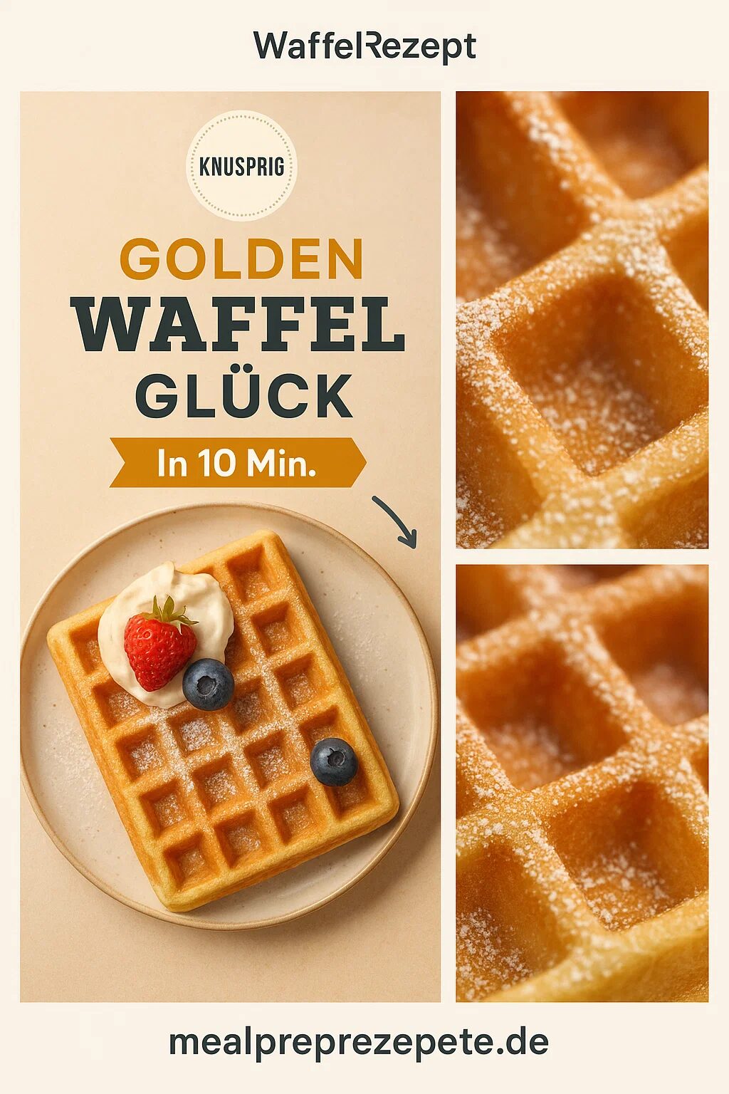 Waffel Rezept Knusprig Außen Flaumig Innen