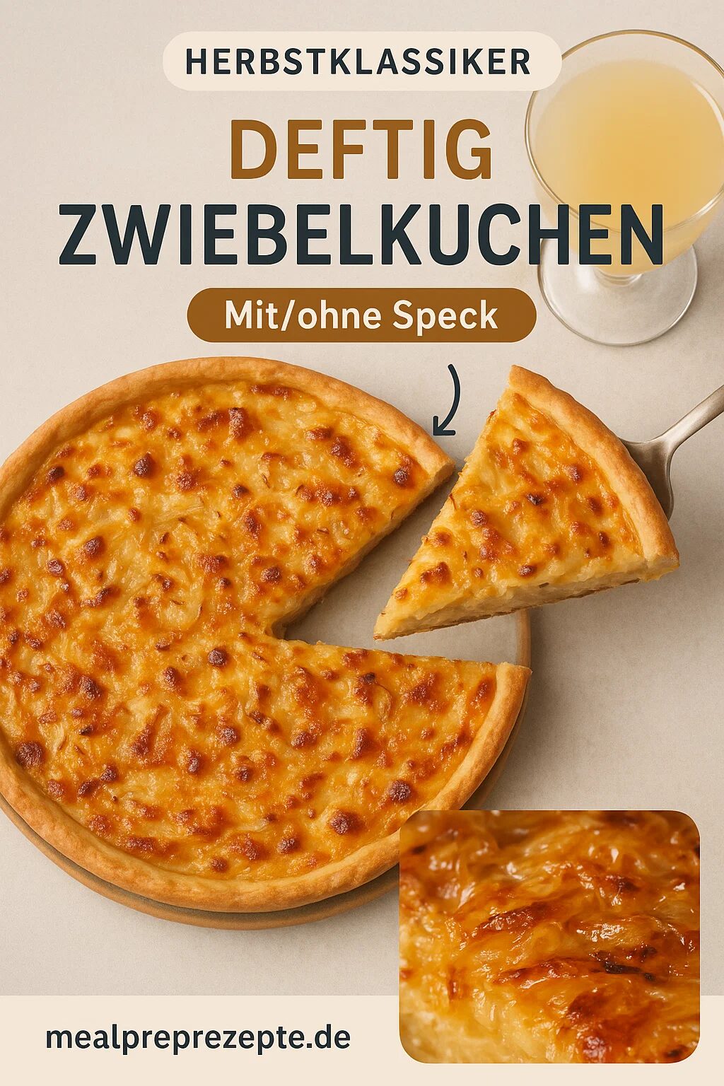 Zwiebelkuchen Rezept Hausgemacht Saftig und Knusprig